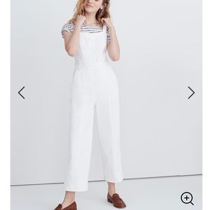 Madewell Denim Seamed Wide Leg Jumpsuit Size 0